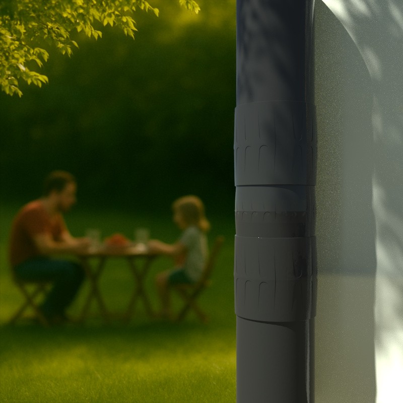 EPUR-100 FILTRE ANTI-ODEURS AU CHARBON ACTIF POUR FOSSE SEPTIQUE , TOUTES EAUX , Ø 100 MM