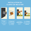 Montage du Clapet de nez à coller diamètre 100 mm