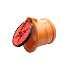 Clapet de nez à coller diamètre 100 mm, vue de profil