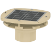 EXTRACTEUR SOLAIRE RECHARGEABLE POUR FOSSE SEPTIQUE coloris sable vue de profil