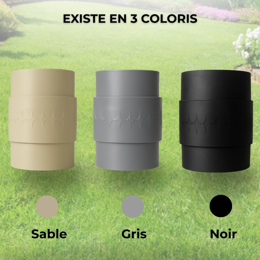 EPUR-100 FILTRE ANTI-ODEURS AU CHARBON ACTIF POUR FOSSE SEPTIQUE , TOUTES EAUX , Ø 100 MM