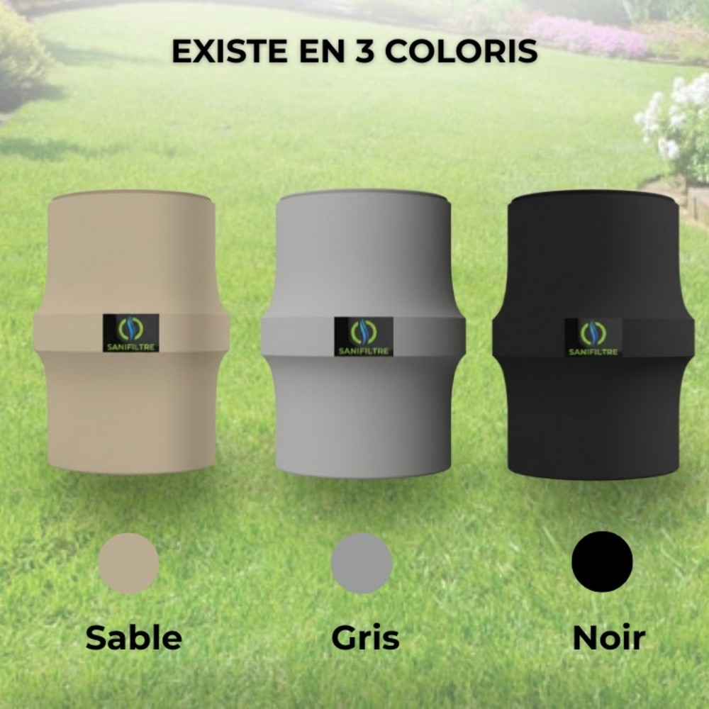 Filtre anti-odeurs charbon actif Ø100 fosse septique HYDRODIV - photo 12