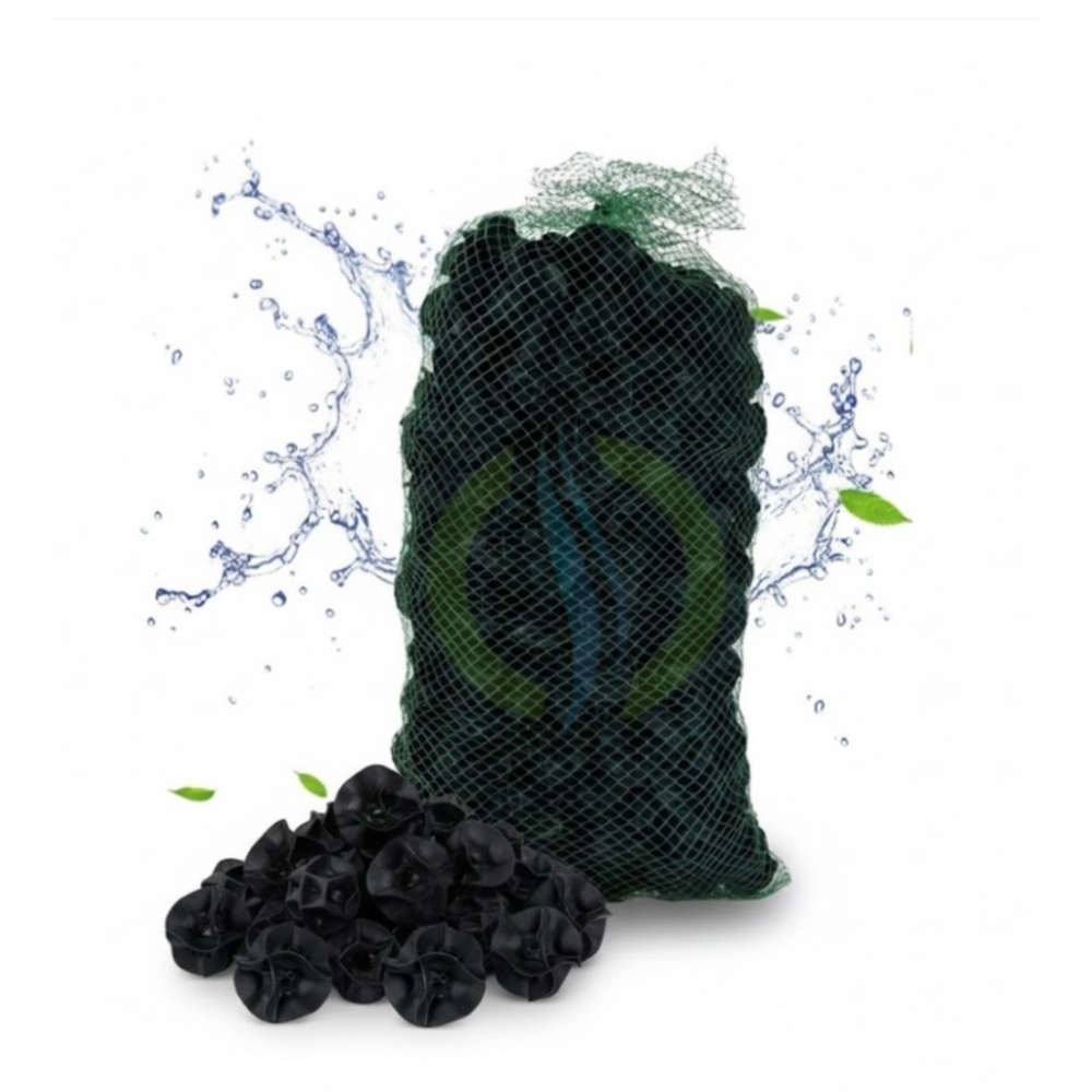 Filtre pour fosse septique HYDRODIV 60L, filet filtrant haute performance remplaçant 25kg de pouzzolane avec média filtrant anti-colmatage.