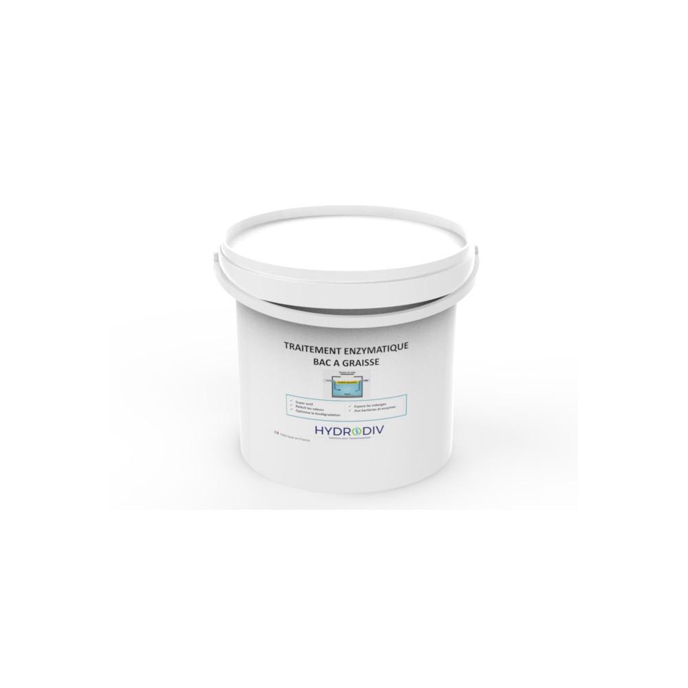 TRAITEMENT BAC A GRAISSE , ASSAINISSEMENT : POUDRE AUX ENZYMES 5 KG