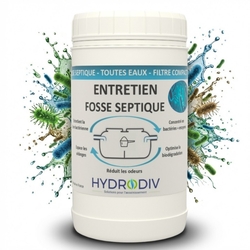 ENTRETIEN 7 MOIS POUR FOSSE SEPTIQUE , AUX BACTERIES ET ENZYMES