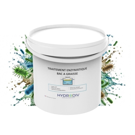 TRAITEMENT BAC A GRAISSE , ASSAINISSEMENT : POUDRE AUX ENZYMES 5 KG