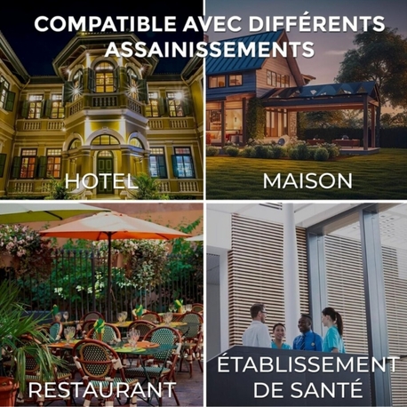 TRAITEMENT BAC A GRAISSE , ASSAINISSEMENT : POUDRE AUX ENZYMES 5 KG