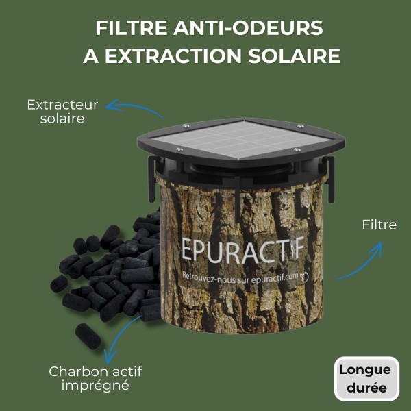 EPUR-ACTIF - Filtre à Extraction Solaire pour Fosse Septique - HYDRODIV