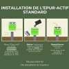 EPUR-ACTIF - Filtre à Extraction Solaire pour Fosse Septique - HYDRODIV