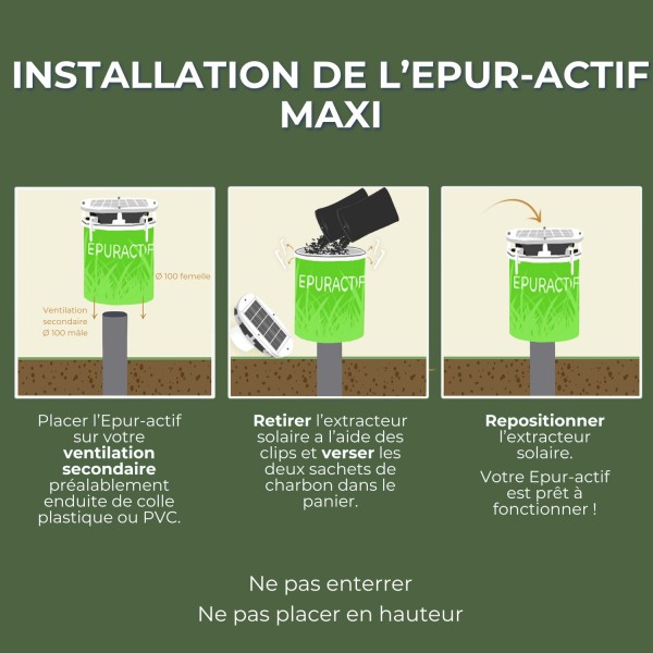 EPUR-ACTIF - Filtre à Extraction Solaire pour Fosse Septique - HYDRODIV