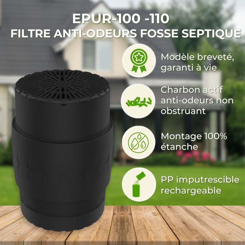 Filtre anti-odeurs Epur-100-110 mâle HYDRODIV - photo 6