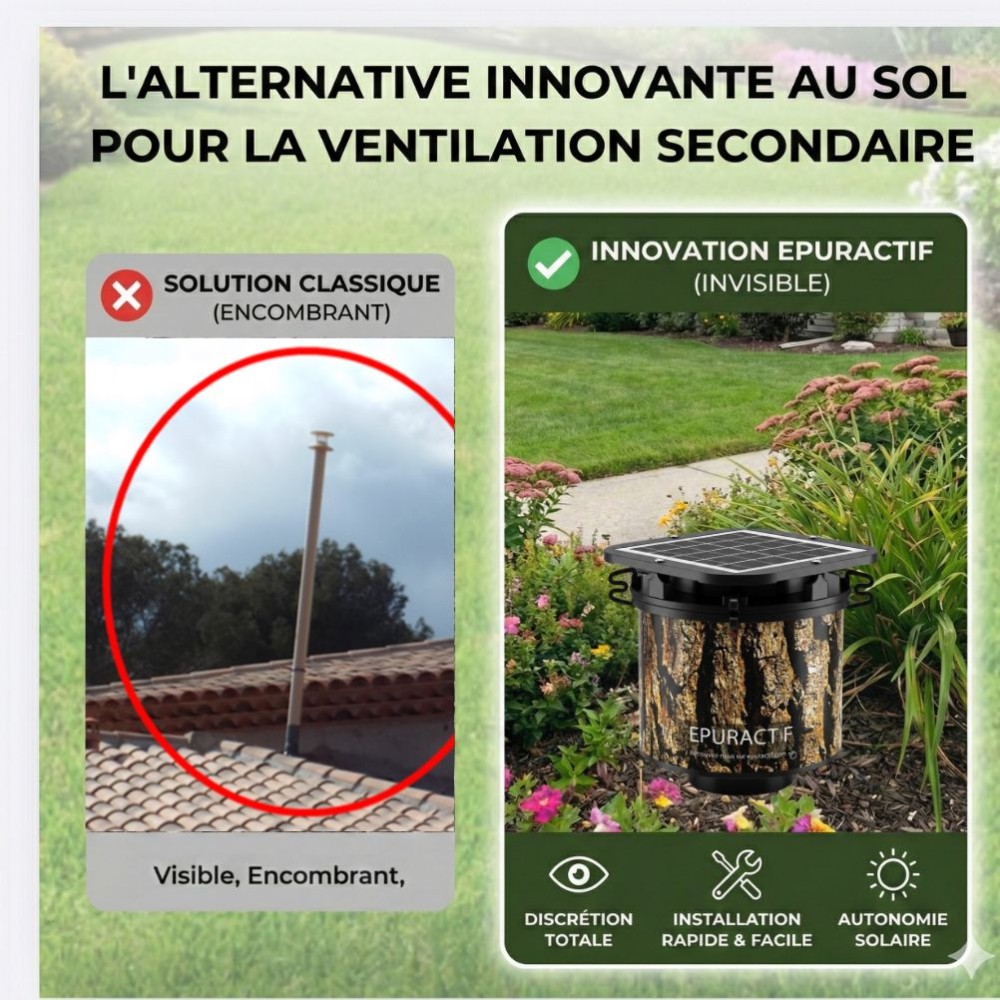 EPUR-ACTIF - Filtre à Extraction Solaire pour Fosse Septique - HYDRODIV