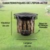 EPUR-ACTIF - Filtre à Extraction Solaire pour Fosse Septique - HYDRODIV
