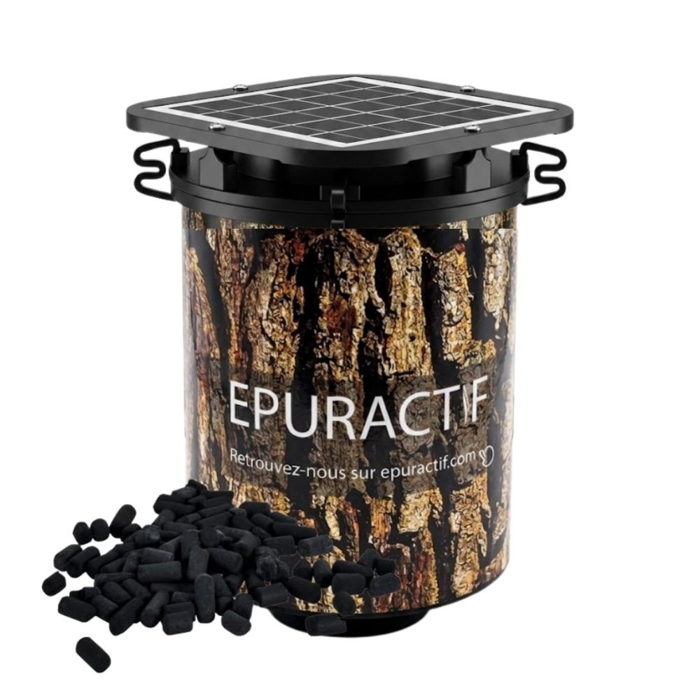 EPUR-ACTIF Filtre à Extraction solaire, Pour Fosse Septique, Filtre Compact — Maxi