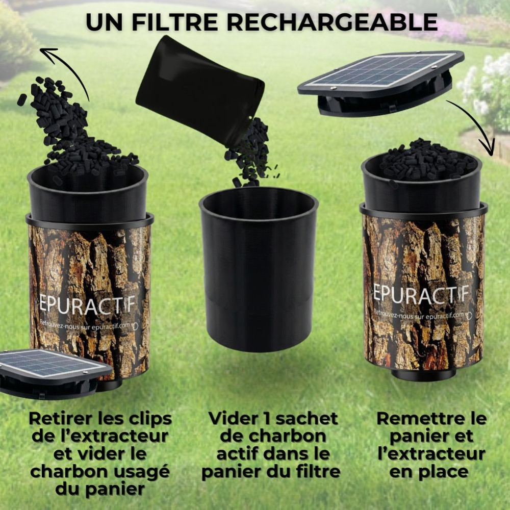 Epur-Actif filtre à extraction solaire | HYDRODIV
