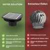 Extracteur solaire ventilation fosse septique HYDRODIV - photo 6