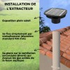 Extracteur solaire ventilation fosse septique HYDRODIV - photo 14