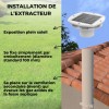 Extracteur solaire ventilation fosse septique HYDRODIV - photo 15