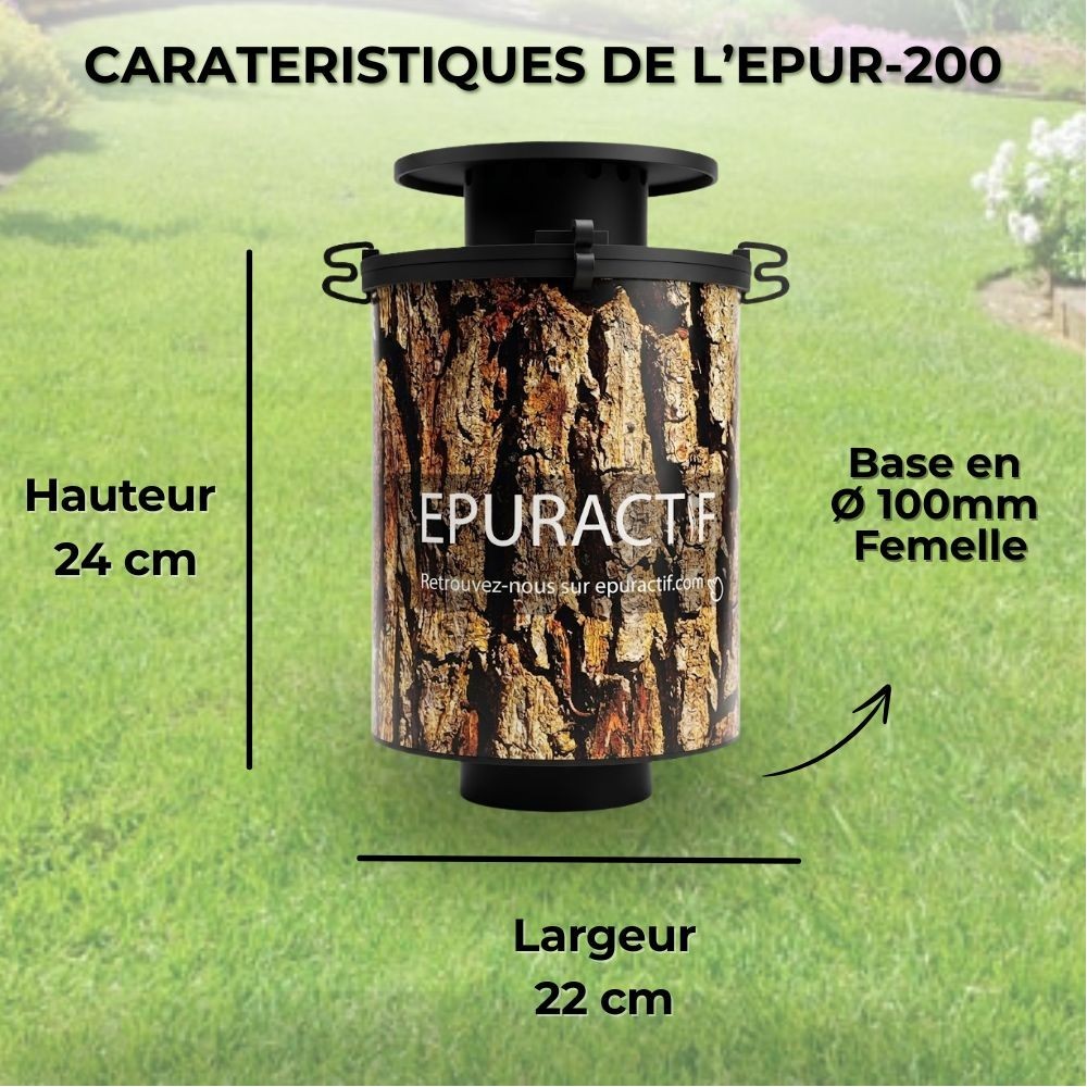 EPUR-200 filtre anti-odeurs charbon actif HYDRODIV - photo 14