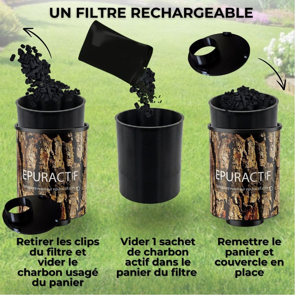 EPUR-200 filtre anti-odeurs charbon actif HYDRODIV - photo 19