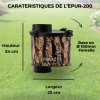 EPUR-200 filtre anti-odeurs charbon actif HYDRODIV - photo 30