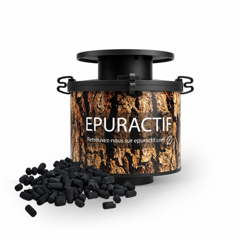 Epur-200, filtre anti-odeurs au charbon actif pour micro-station