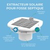 EXTRACTEUR SOLAIRE RECHARGEABLE POUR FOSSE SEPTIQUE
