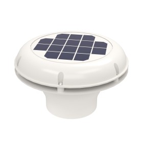 Extracteur solaire pour évent de fosse septique, toutes eaux, filtre compact, WC autonome