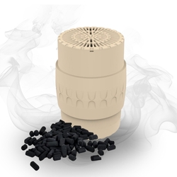 EPUR-100-110 FILTRE ANTI-ODEURS AU CHARBON ACTIF POUR FOSSE SEPTIQUE , TOUTES EAUX , Ø 100 MM