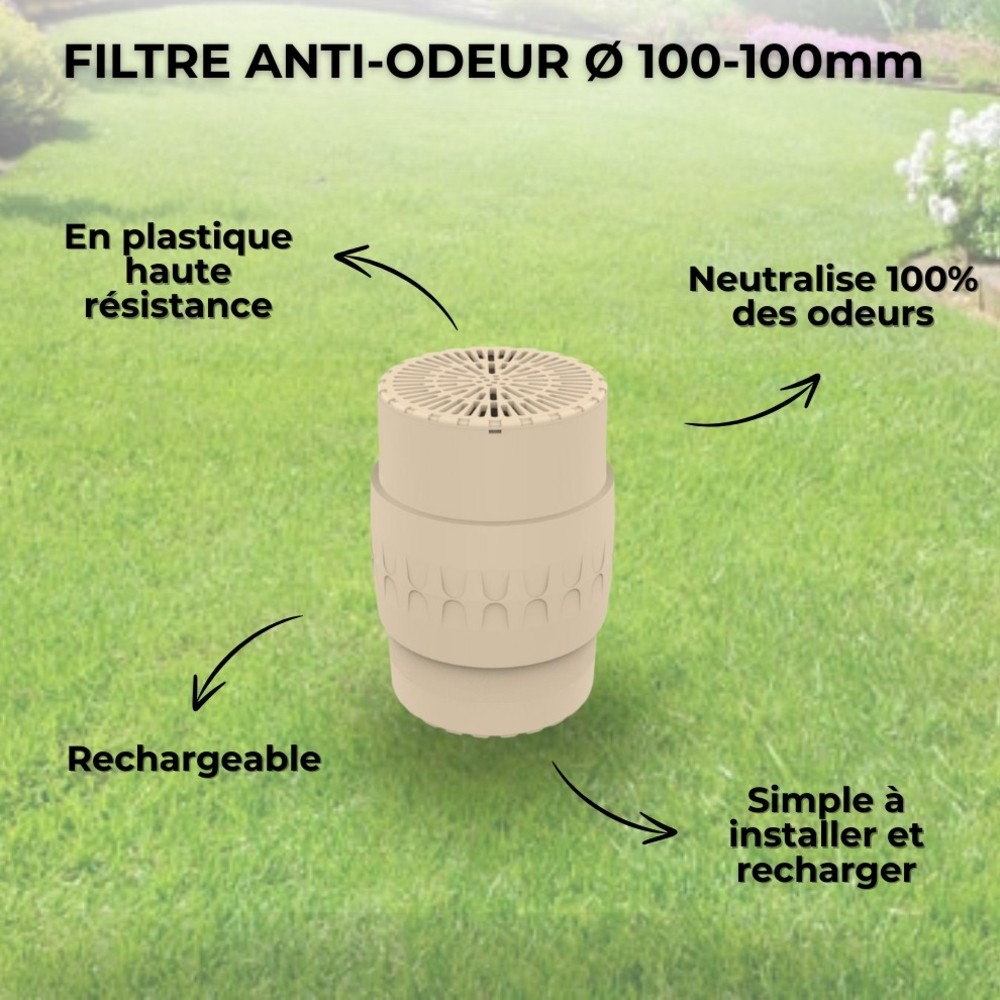 Filtre anti-odeurs Epur-100-110 mâle HYDRODIV - photo 4