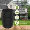 EPUR-100-110 FILTRE ANTI-ODEURS AU CHARBON ACTIF POUR FOSSE SEPTIQUE , TOUTES EAUX , Ø 100 MM