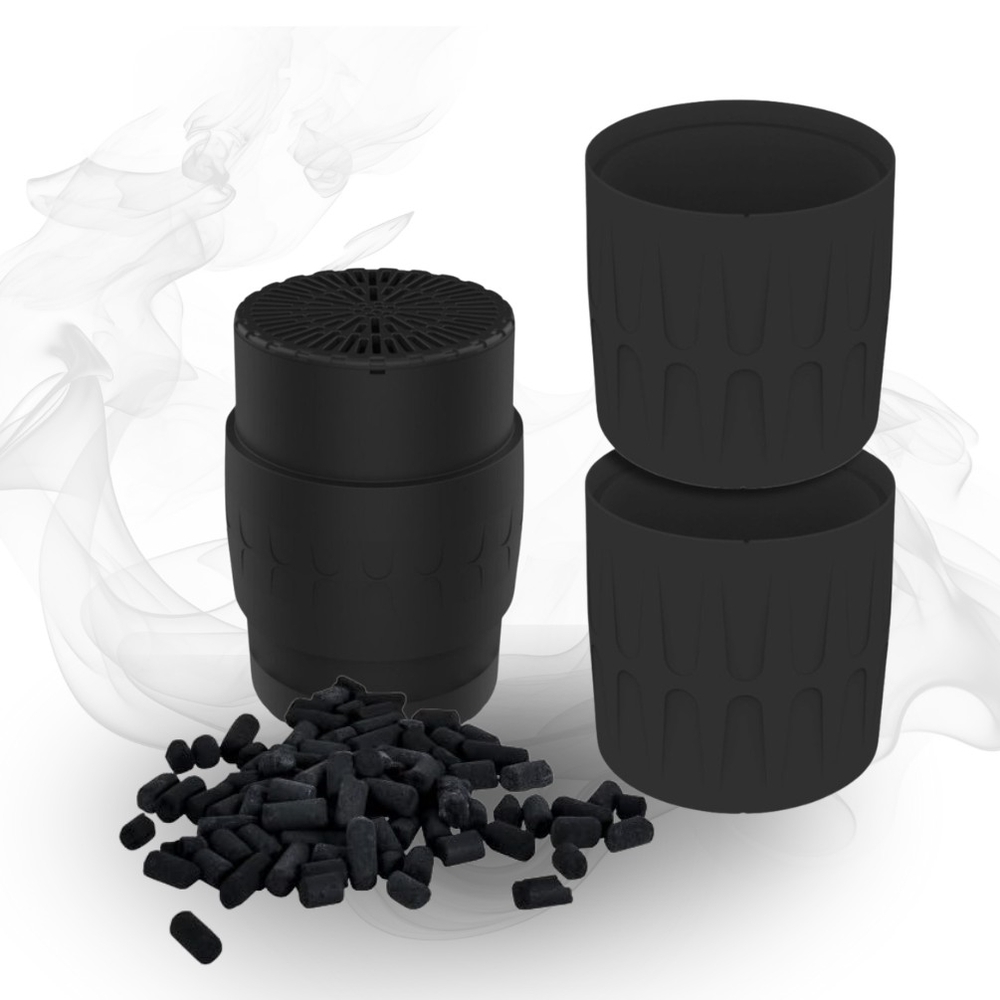 EPUR-100 FILTRE ANTI-ODEURS AU CHARBON ACTIF POUR FOSSE SEPTIQUE , TOUTES EAUX , Ø 100 MM