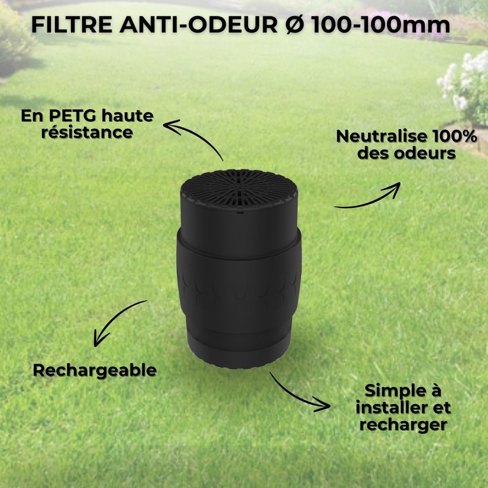 Filtre anti-odeurs Epur-100-110 à coulisses HYDRODIV - photo 4