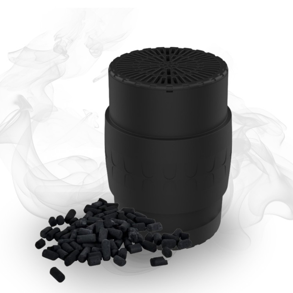 EPUR-100-110 FILTRE ANTI-ODEURS AU CHARBON ACTIF POUR FOSSE SEPTIQUE , TOUTES EAUX , Ø 100 MM