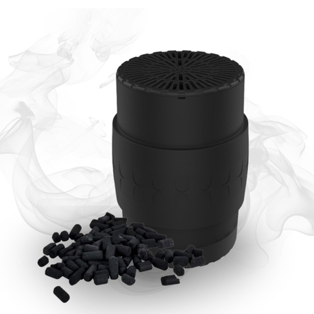 EPUR-100-110 FILTRE ANTI-ODEURS AU CHARBON ACTIF POUR FOSSE SEPTIQUE , TOUTES EAUX , Ø 100 MM